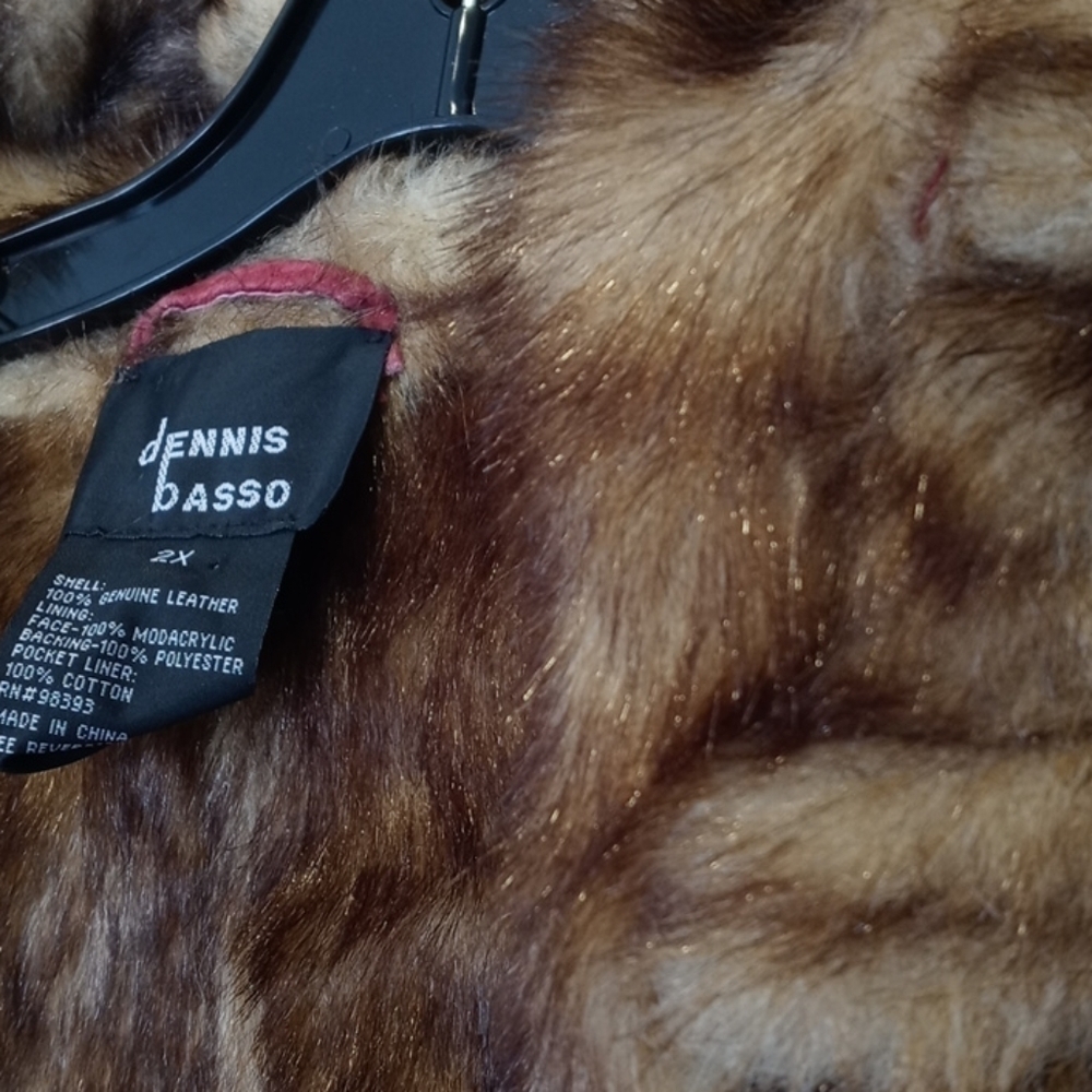 NWT Dennis Basso 2X Genuine Leather suede.penny Lane Romantic - Picture 7 of 16